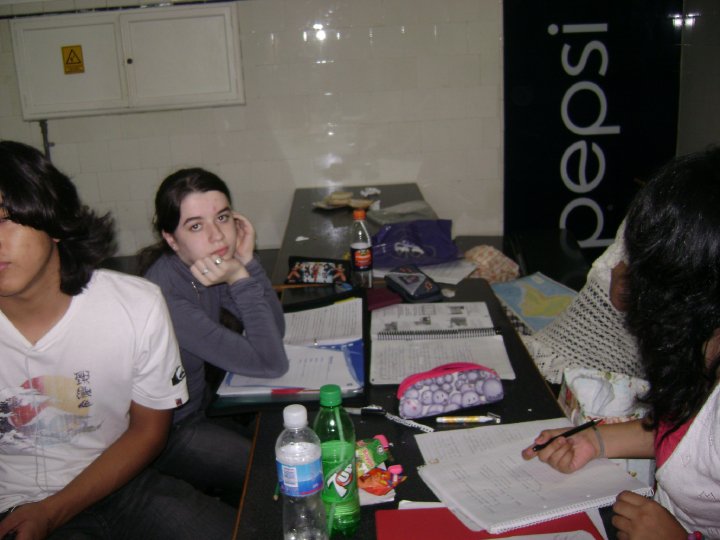 Comedor en el subsuelo de mi secundaria.