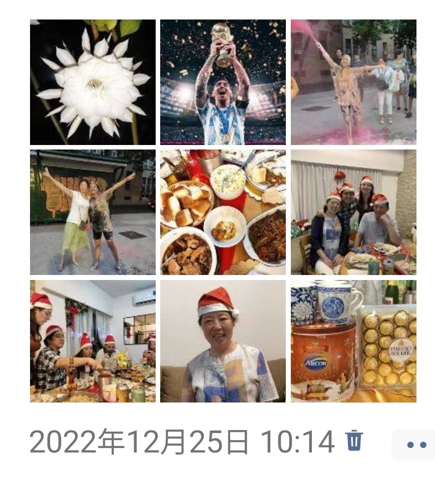 Imágenes de alegría descritas en el texto.